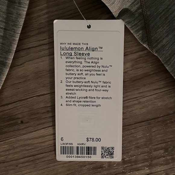 Lululemon Align Long Sleeve - Picture 9 of 9